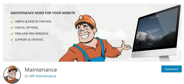 Maintenance image