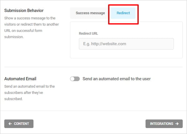 Hustle - Redirect subscribers