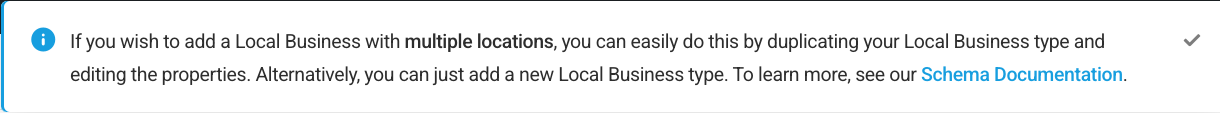 Notice about Duplicate type option